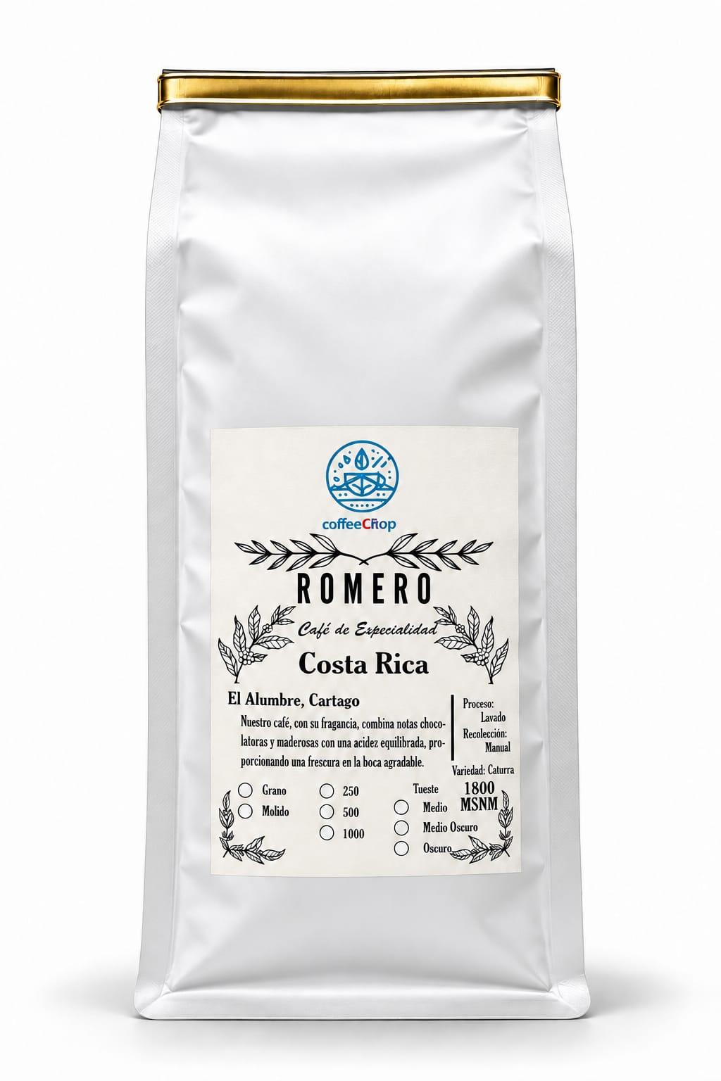 Romero Tueste Medio Oscuro - COFFEECROPCR